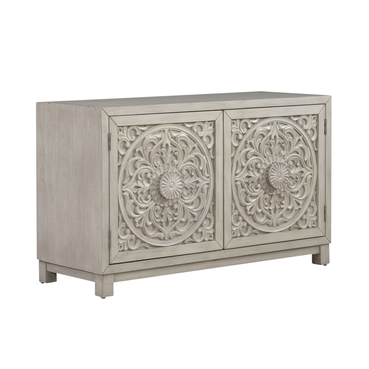 Sundance - 2 Door Accent Cabinet - Antique Linen