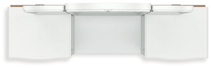 Kozlani - 3 Pc. - Vanity, Mirror And Stool - White