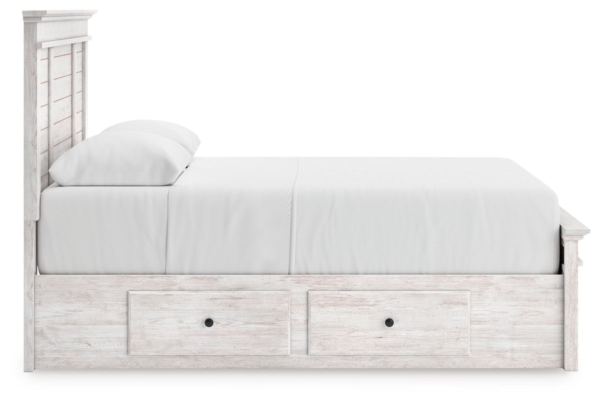 Makidern - Panel Storage Bed