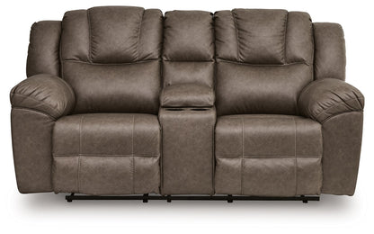 Lowilla - 2 Pc. - Reclining Sofa And Loveseat - Driftwood