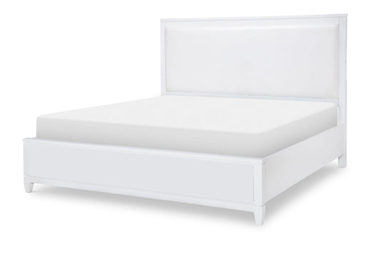 Summerland - Queen Panel Footboard With Tapered Legs - White