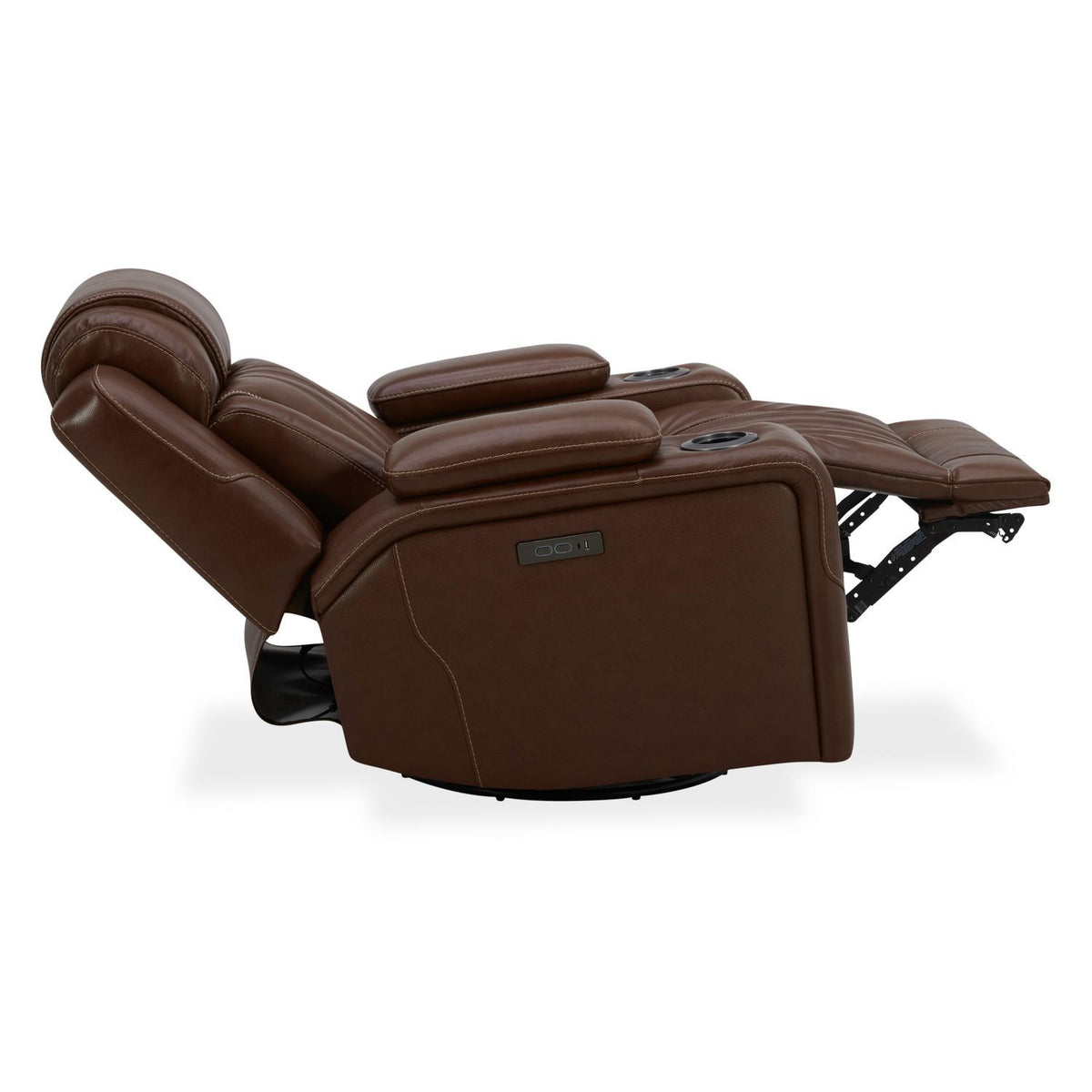 Caswell - Swivel Glider Recliner P2 - Nature Chestnut