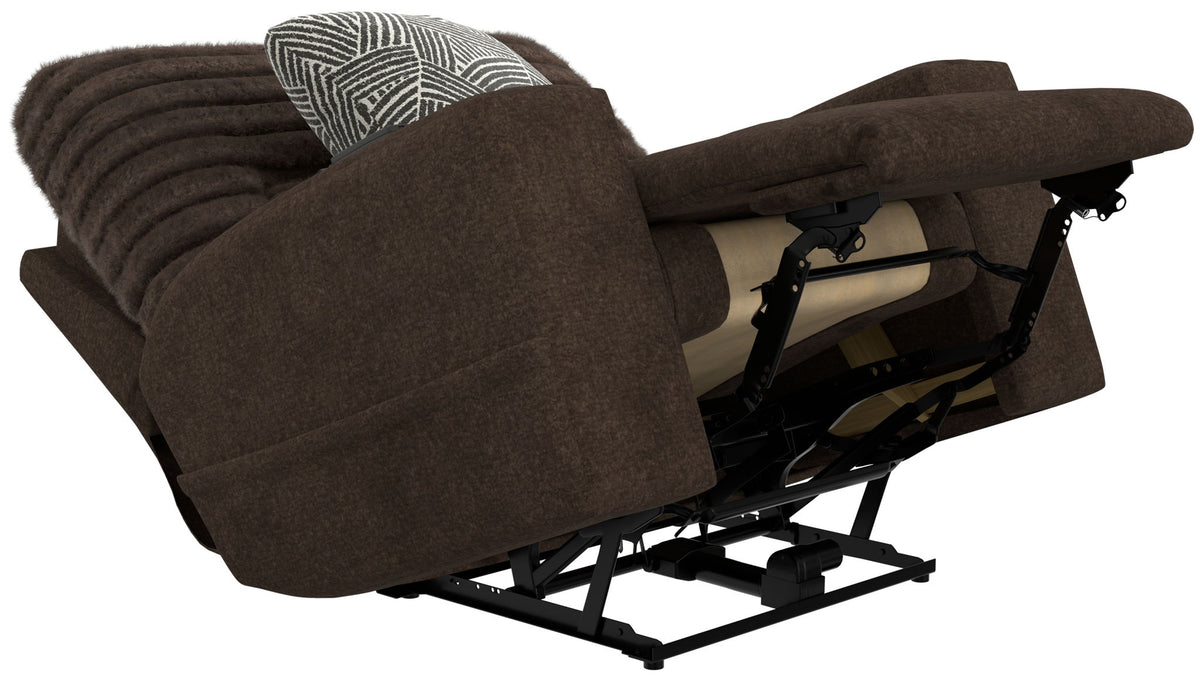 Zen - Power Recliner With CR3 Heat / Massage / Zero Gravity - Chocolate