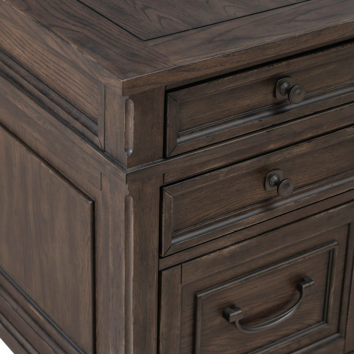 Paradise Valley - Executive Desk - Saddle Brown