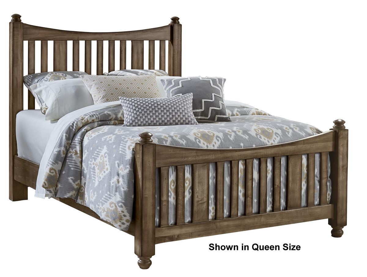 Maple Road - Queen Slat Poster Bed Footboard - Maple Syrup