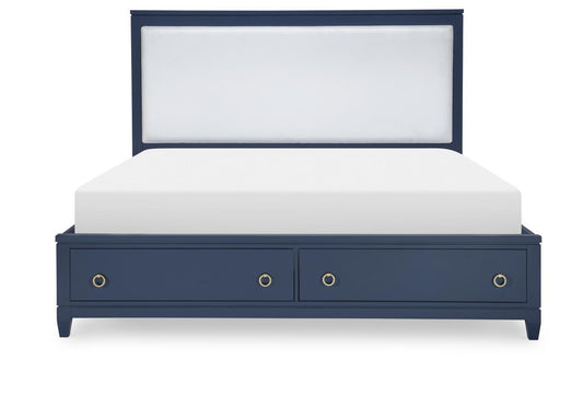 Summerland - Queen Storage Footboard - Blue
