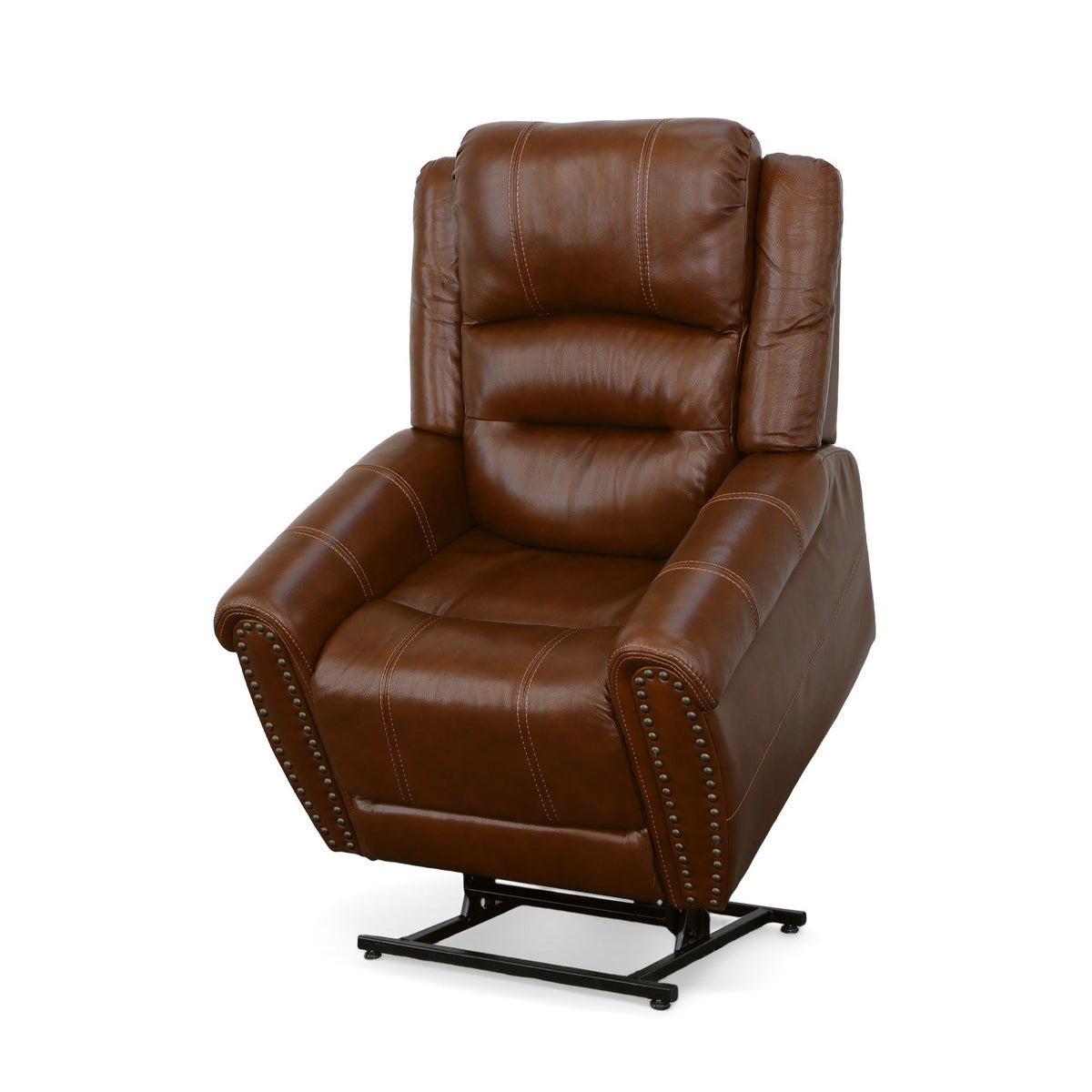 Oscar - Power Lift Recliner With Right-Hand Control & Power Headrest - Grizzly