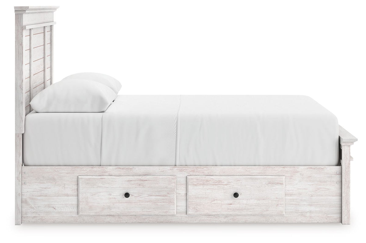 Makidern - Panel Storage Bed