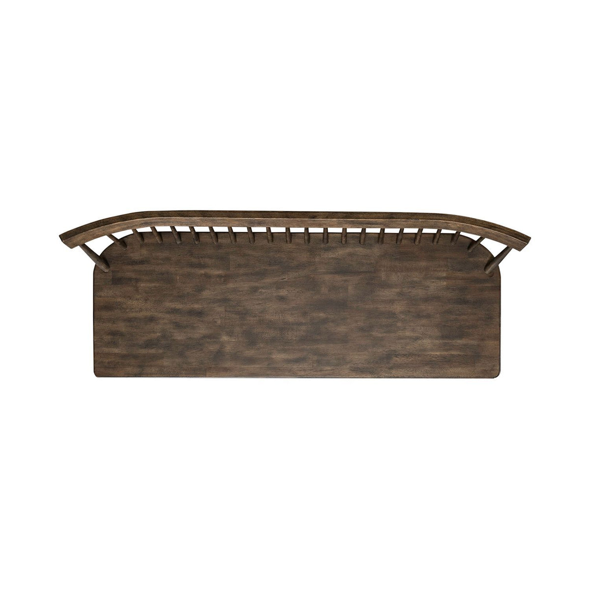 Midland Falls - Spindle Back Bench - Rustic Brown