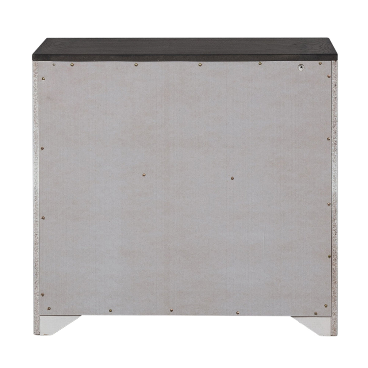 Allyson Park - Bunching Lateral File Cabinet - Wirebrushed White / Charcoal