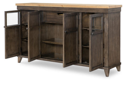 XXX's And OOO's - Credenza - Two Tone
