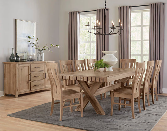 Dovetail - 72.5" Table Top - Bleached White