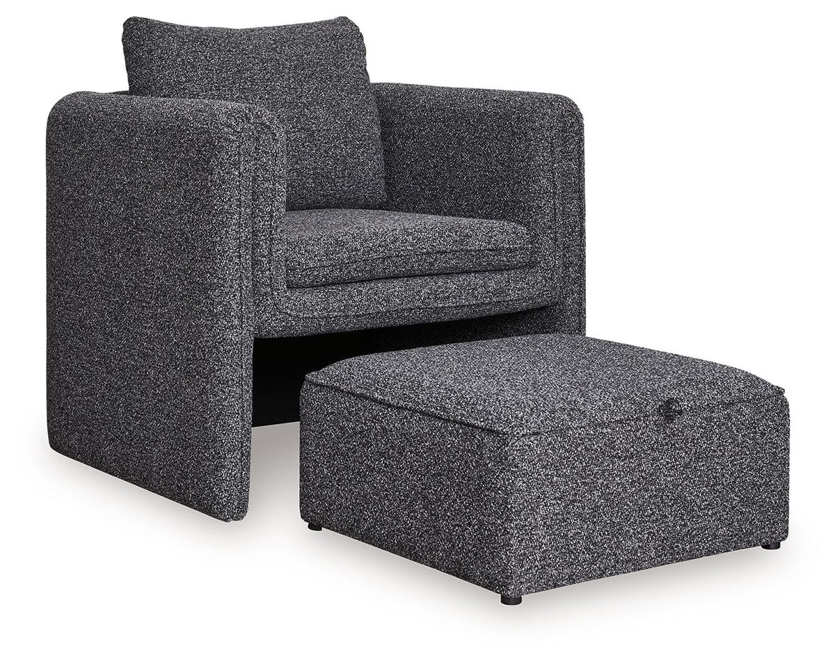 Vreni - Accent Chair - Charcoal / Black