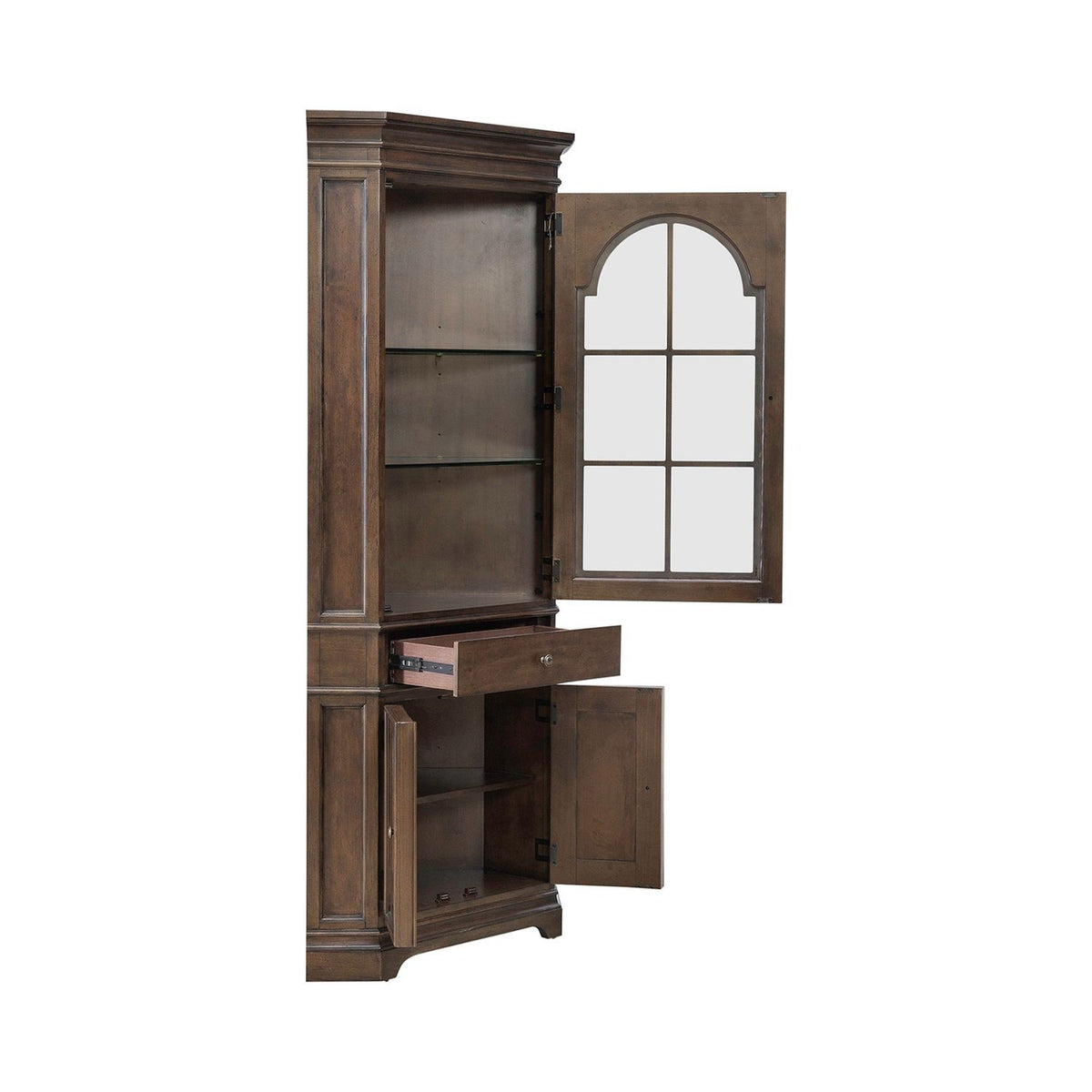 Arden Road - Corner Cabinet - Satin Cherry