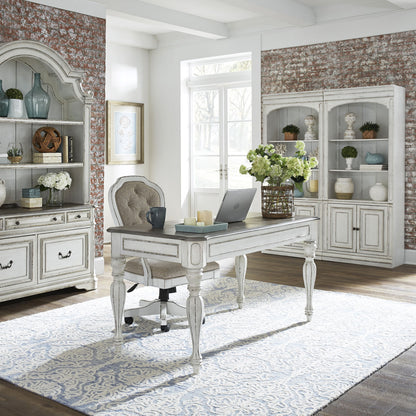 Magnolia Manor - Bunching Bookcase - Antique White