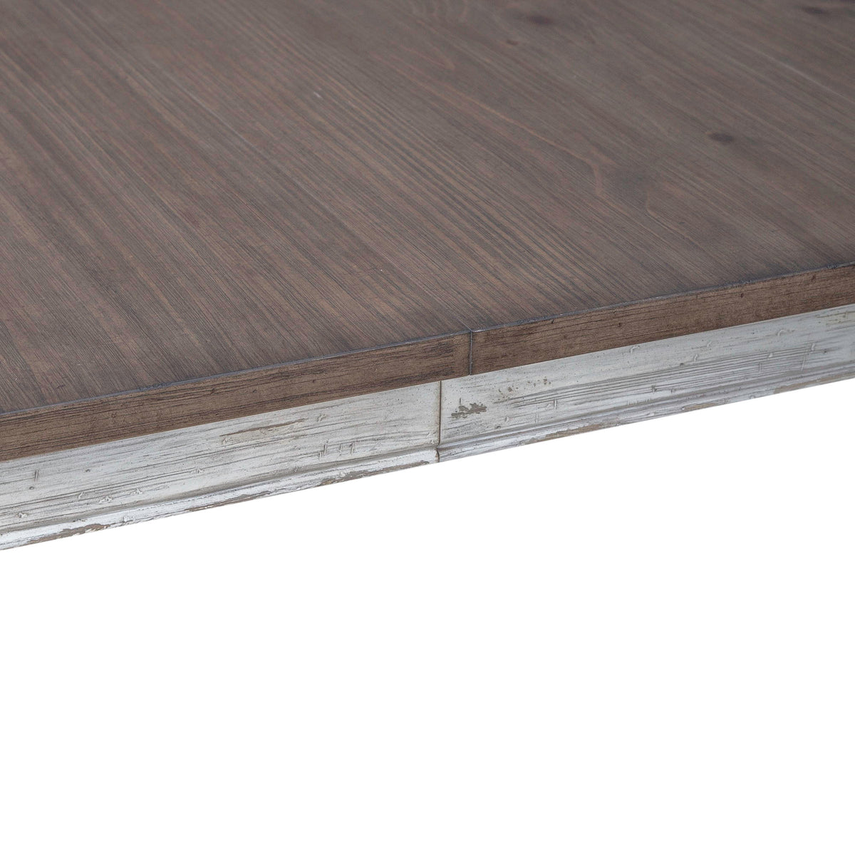 River Place - Rectangular Leg Table - Riverstone White & Tobacco