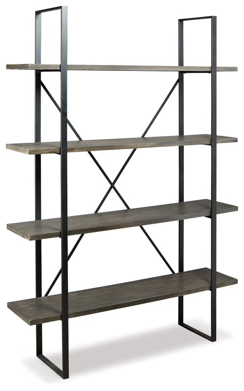 Gilesgrove - Bookcase - Black / Gray
