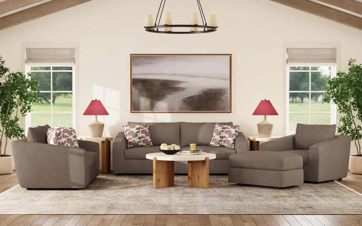 Chevy - Fabric Dining Chair - Brown