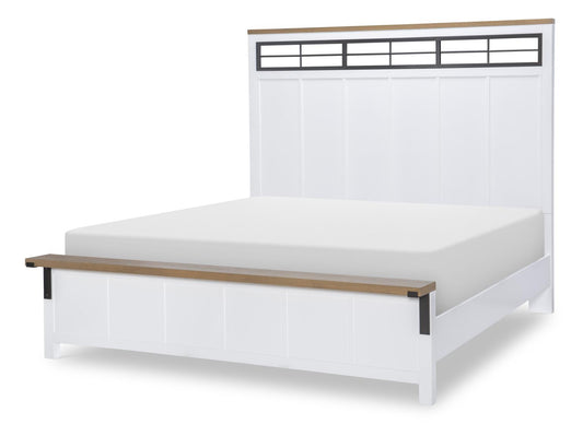 Franklin - Queen Two Tone Panel Headboard - White