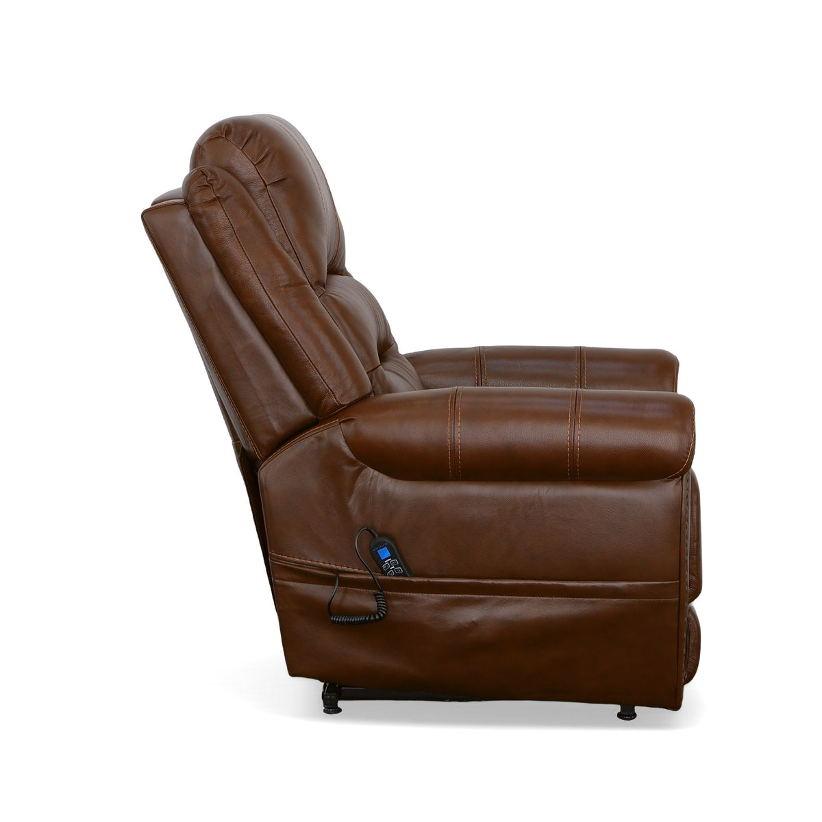 Oscar - Power Lift Recliner With Right-Hand Control & Power Headrest - Grizzly