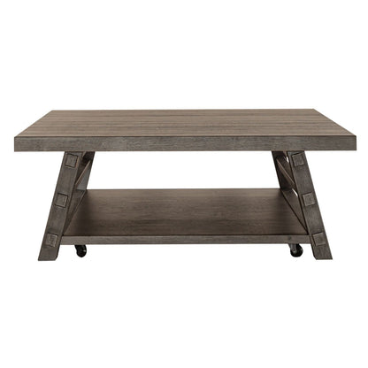 Modern Farmhouse - Oversized Square Cocktail Table