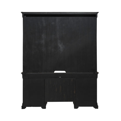 Meritage - Credenza & Hutch - Aged Charcoal