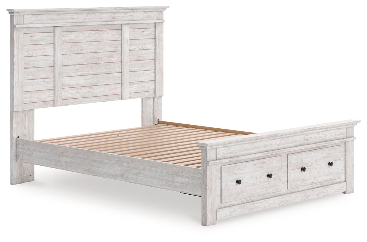 Makidern - Panel Storage Bed