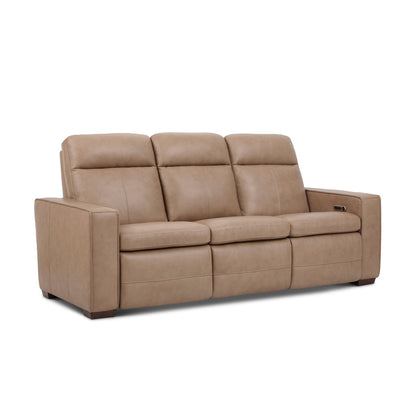 Dutch - Power Reclining Sofa With Console, Power Headrest, & Lumbar