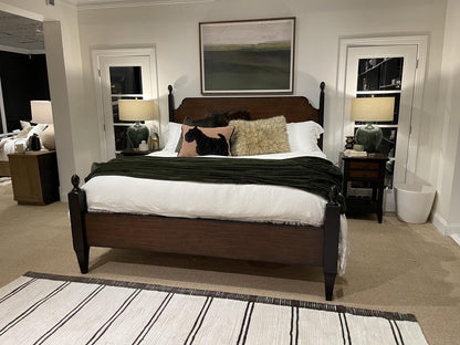 Fenmore - Queen Panel Footboard - Mocha And Distressed Cherry