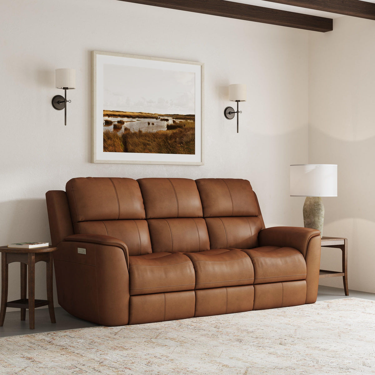 Henry - Power Reclining Sofa With Power Headrests & Lumbar