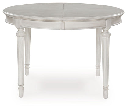 Montelaine - Oval Dining Room Extension Table - Antique White