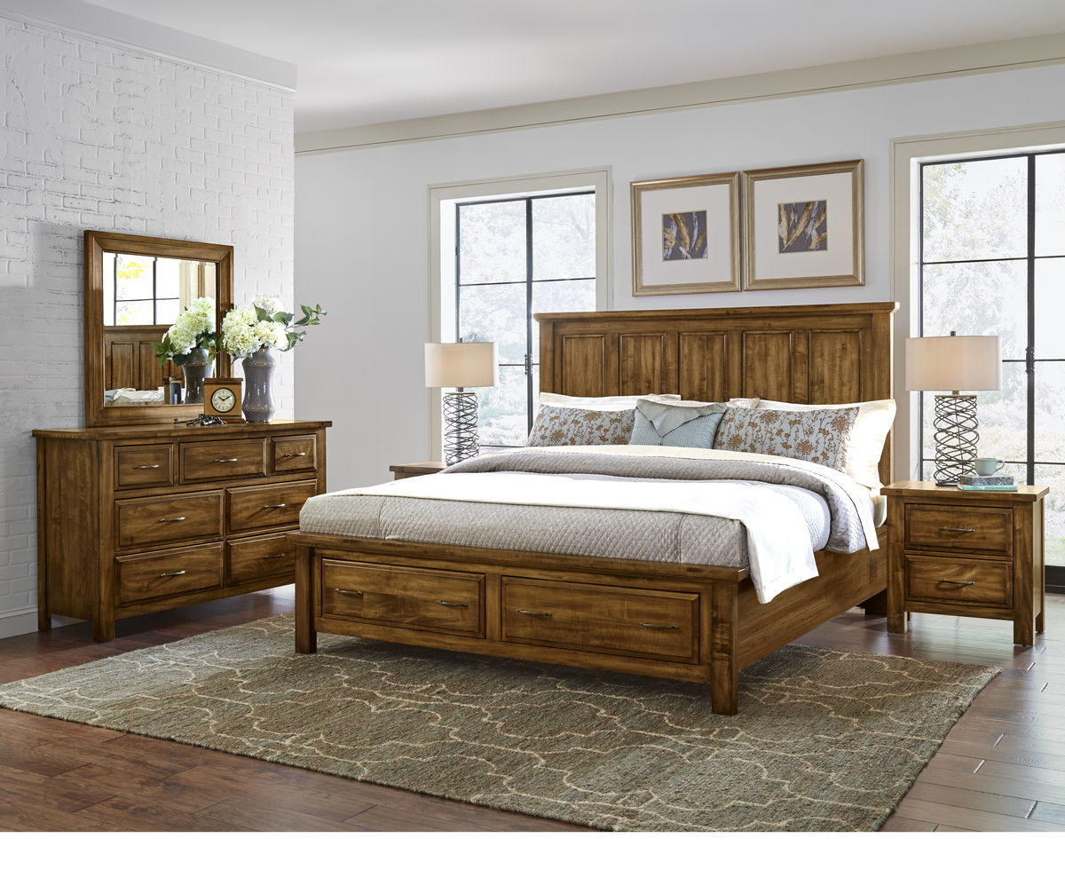 Maple Road - Slat Poster Storage Bed