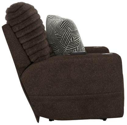 Zen - Power Recliner With CR3 Heat / Massage / Zero Gravity - Chocolate