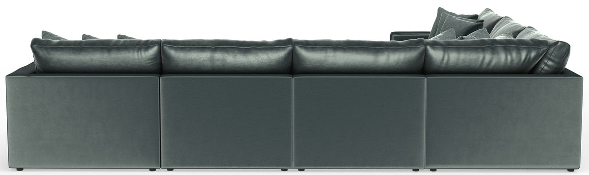 Remington - Modular Sofa And Cocktail Ottoman - Pine