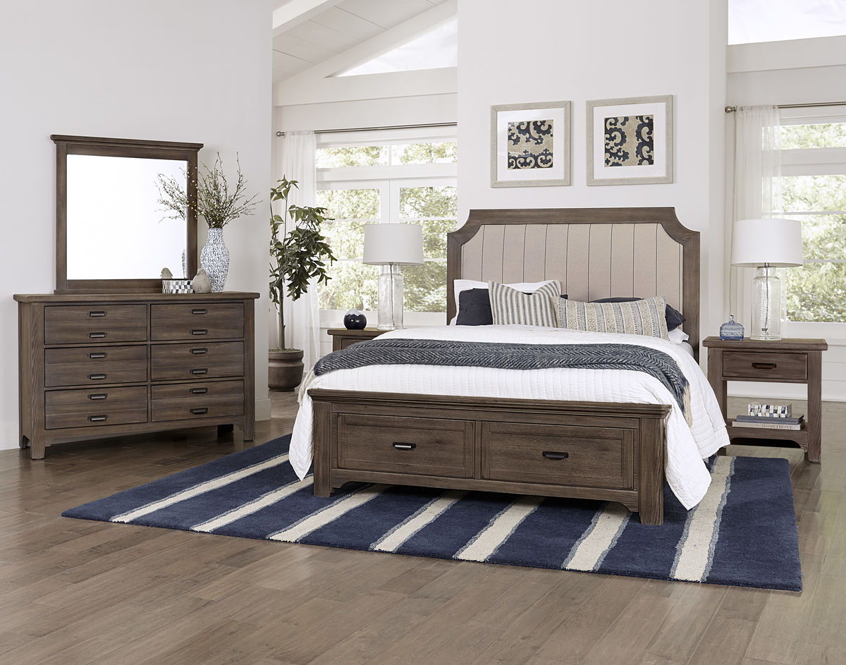Bungalow - King Upholstered Headboard - Folkstone