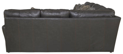 Denali - Italian Leather Match Sectional