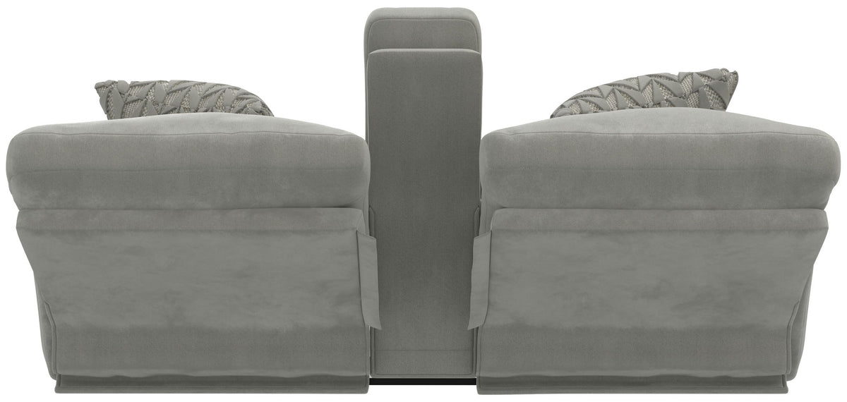 Renaldo - Power Console Loveseat With Zero Gravity Recline - Stone