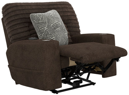Zen - Power Recliner With CR3 Heat / Massage / Zero Gravity - Chocolate