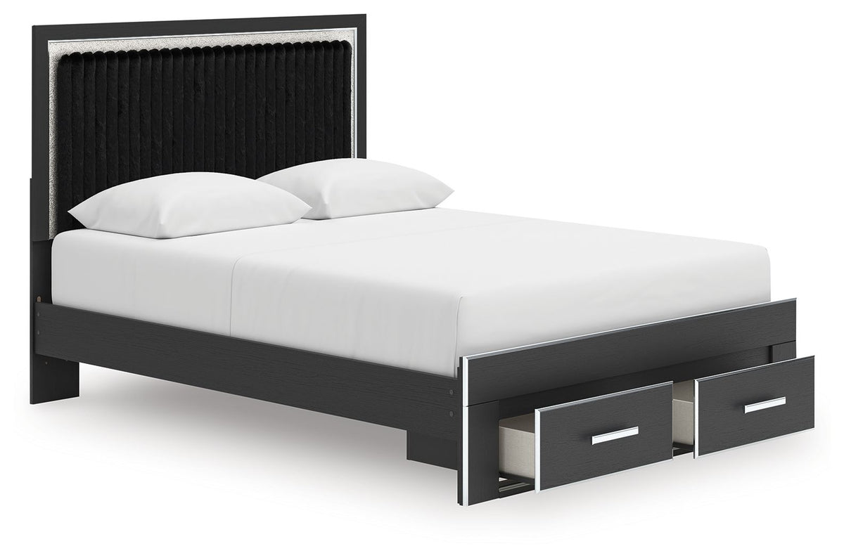 Zuraleus - Upholstered Panel Platform Storage Bedroom Set