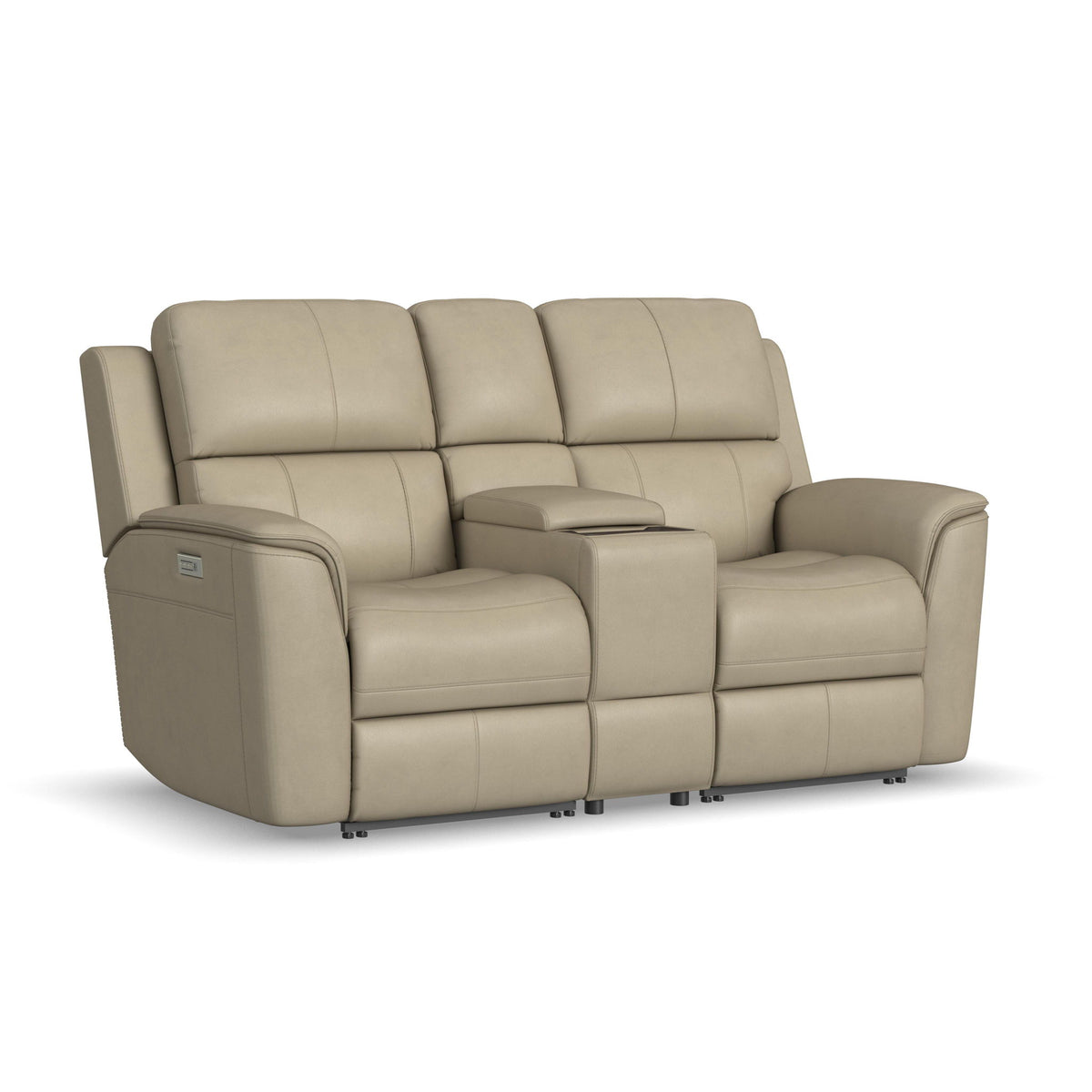 Henry - Power Reclining Loveseat With Console & Power Headrests & Lumbar