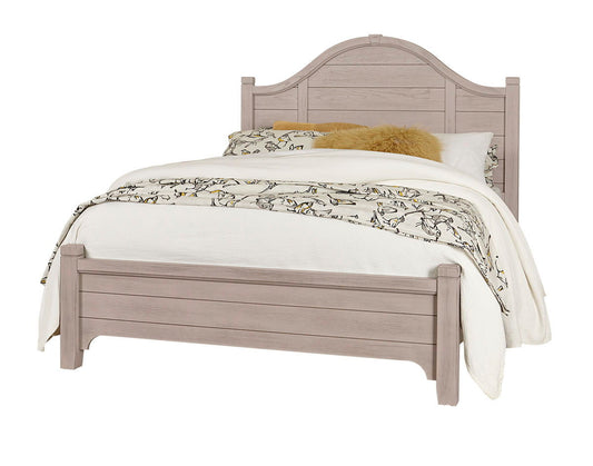 Bungalow - Queen Arch Headboard - Dover Grey Two Tone
