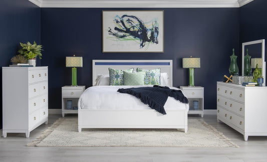 Summerland - King Panel Headboard - White