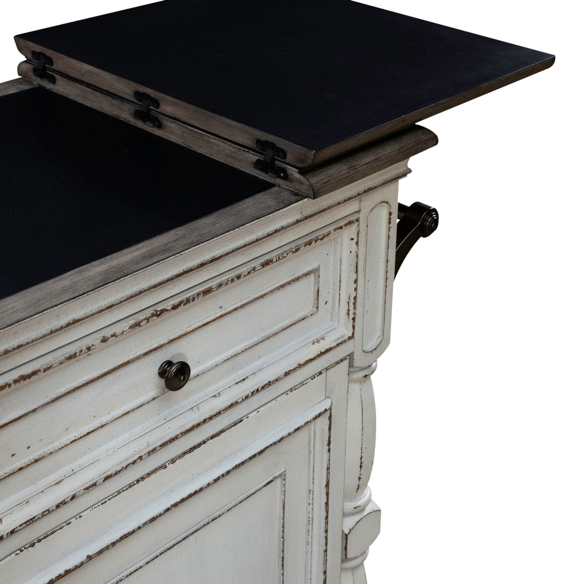 Magnolia Manor - Bar Cart - Antique White