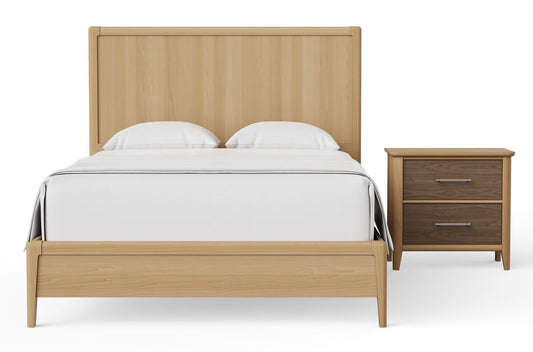 Nordhaven - Queen Panel Headboard - Clear Maple