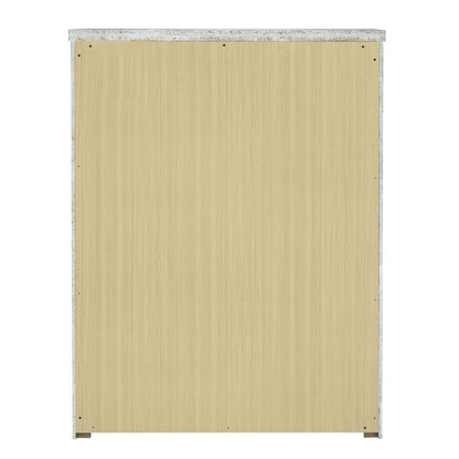 Modern Play - 5 Drawer Chest - Natural White