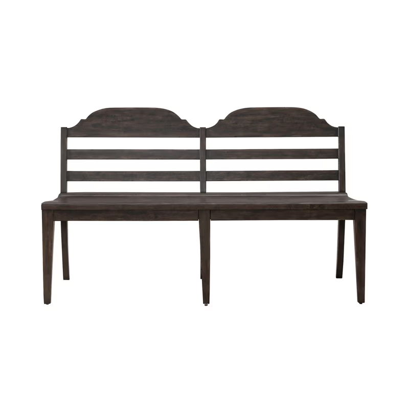 Paradise Valley - Ladder Back Bench - Saddle Brown