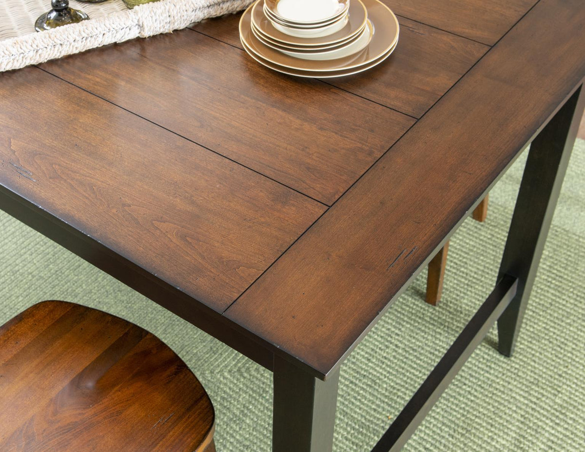 Fenmore - Kitchen Island Complete - Mocha And Distressed Cherry