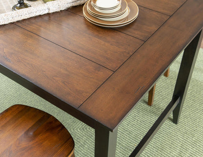 Fenmore - Kitchen Island Complete - Mocha And Distressed Cherry