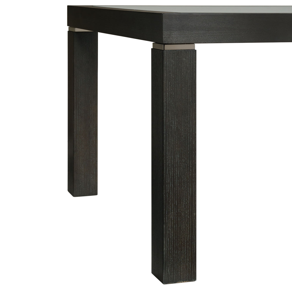 Elodie - Counter Table With Glass - Charcoal