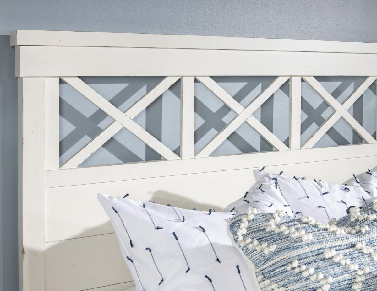 XXX's And OOO's - Complete Panel Bed With Storage Footboard